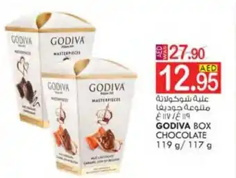 KM Trading GODIVA BOX CHOCOLATE 119 g/117 g offer
