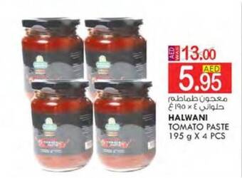KM Trading HALWANI TOMATO PASTE 195G X 4PCS offer