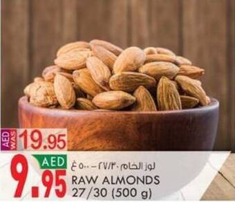 KM Trading RAW ALMONDS 27/30 (500 g) offer