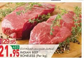 KM Trading INDIAN BEEF BONELESS (Per kg) offer