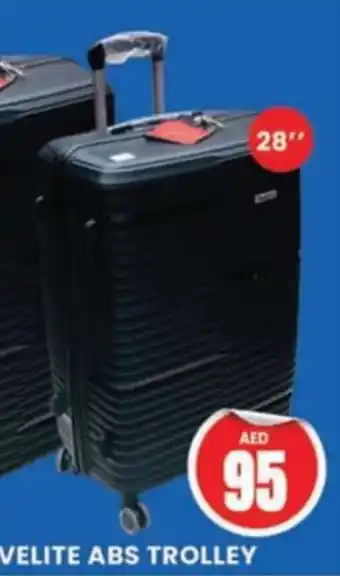 Al Madina TRAVELITE ABS TROLLEY offer
