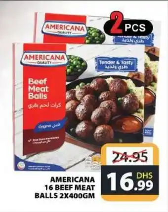 Grand Hyper Market AMERICANA 16 BEEF MEAT BALLS 2 x 400GM offer