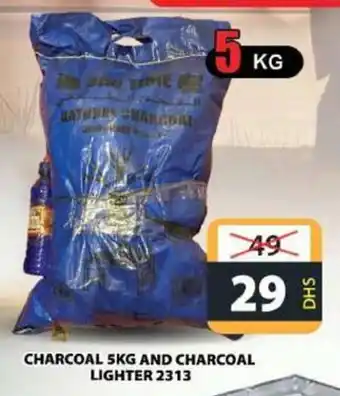 Grand Hyper Market CHARCOAL 5KG AND CHARCOAL LIGHTER 2313 offer