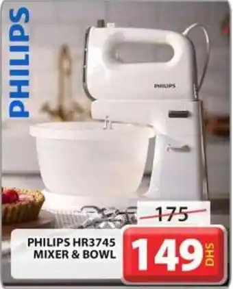 Grand Hyper Market PHILIPS HR3745 MIXER & BOWL offer