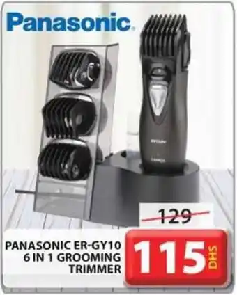 Grand Hyper Market PANASONIC ER-GY10 6 IN 1 GROOMING TRIMMER offer