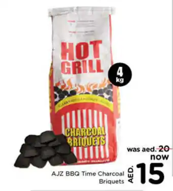 Nesto AJZ BBQ Time Charcoal Briquets 4kg offer
