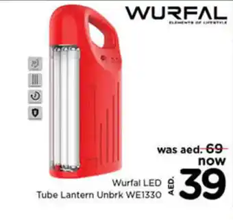 Nesto Wurfal LED Tube Lantern Unbrk WE1330 offer
