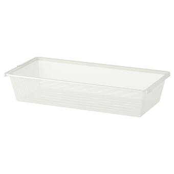 Ikea Boaxel mesh basket, white, 80x40x15 cm offer