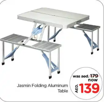Nesto Jasmin Folding Aluminum Table offer