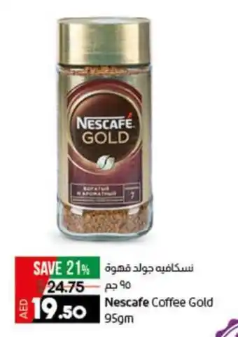 Lulu Hypermarket Nescafe Coffee Gold 95gm offer