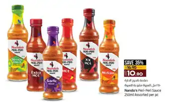 Lulu Hypermarket Nando's Peri-Peri Sauce 250ml Assorted per pc offer