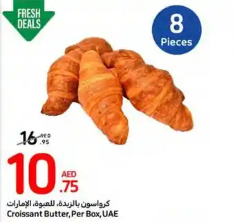 Carrefour Croissant Butter, Per Box offer