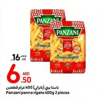 Carrefour Panzani penne rigate 400g 2 pieces offer