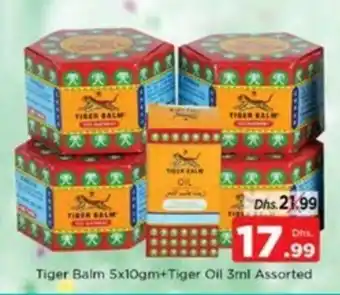 Nesto Tiger Balm 5 x 10gm + Tiger Oil 3ml Assorted offer