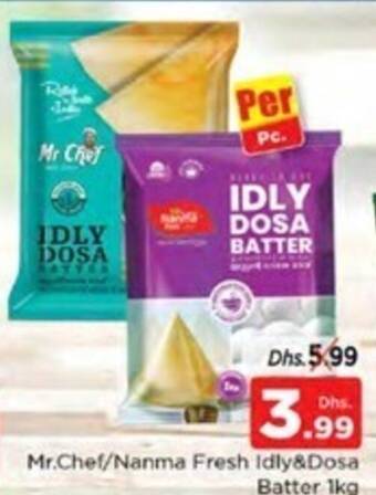 Nesto Mr.Chef / Nanma Fresh Idly & Dosa Batter 1kg offer