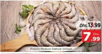 Nesto Prawns Medium Defrost 500gm offer