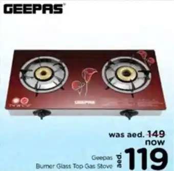 Nesto Geepas Burner Glass Top Gas Stove offer