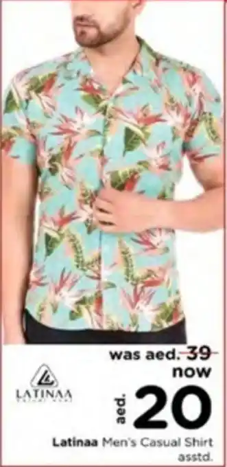 Nesto Latinaa Men's Casual Shirt asstd. offer
