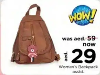 Nesto Women's Backpack asstd. offer