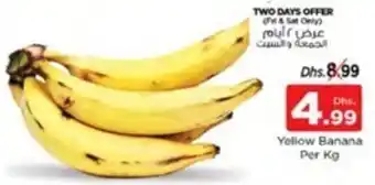 Nesto Yellow Banana Per Kg offer