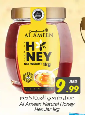 Nesto Al Ameen Natural Honey Hex Jar 1kg offer