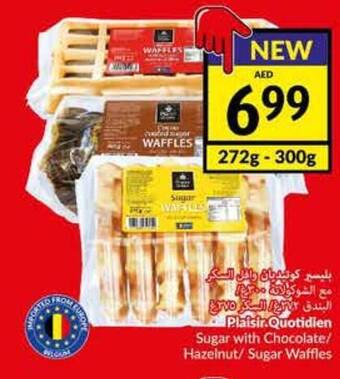 Viva Plaisir.Quotidien Sugar with Chocolate/ Hazelnut/ Sugar Waffles offer