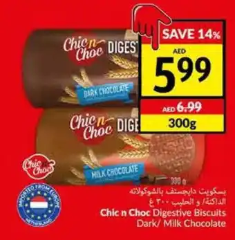 Viva Chic n Choc Digestive Biscuits Dark/ Milk Chocolate offer