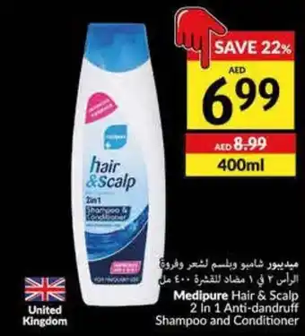 Viva Medipure Hair & Scalp 2 In 1 Anti-dandruff Shampoo and Conditioner offer