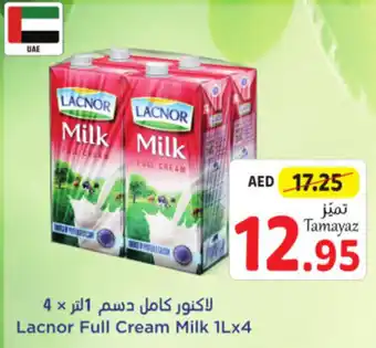 Union Coop Lacnor Full Cream Milk 1Lx4 offer