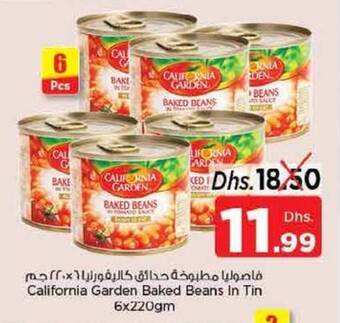 Nesto California Garden Baked Beans In Tin 6 x 220gm offer