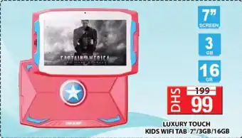 Grand Hyper Market LUXURY TOUCH KIDS WIFI TAB 7"/3GB/16GB offer