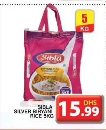 Grand Hyper Market SIBLA SILVER BIRYANI RICE 5KG offer