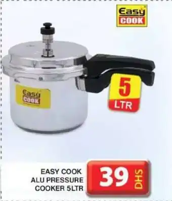 Grand Hyper Market EASY COOK ALU PRESSURE COOKER 5LTR offer