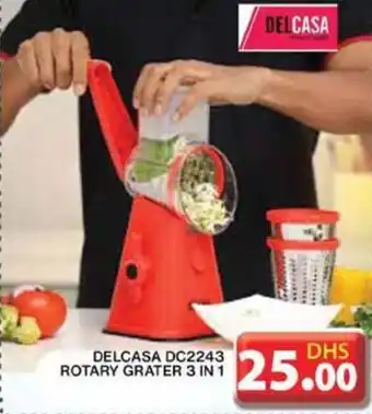 Grand Hyper Market DELCASA DC2243 ROTARY GRATER 3 IN 1 offer