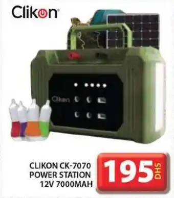Grand Hyper Market CLIKON CK-7070 POWER STATION 12V 7000MAH offer
