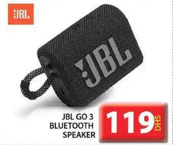 Grand Hyper Market JBL GO 3 BLUETOOTH SPEAKER offer