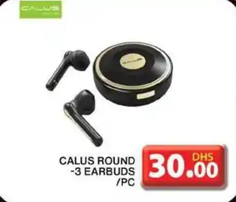 Grand Hyper Market CALUS ROUND -3 EARBUDS /PC offer
