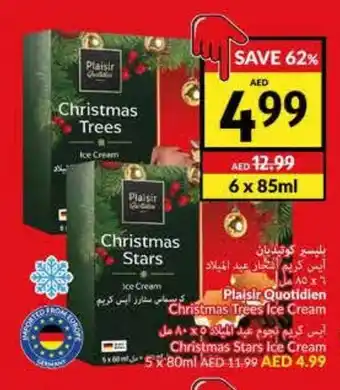 Viva Plaisir Quotidien Christmas Trees Ice Cream offer