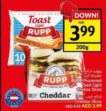 Viva RUPP Processed Toast Light Cheese Slices offer