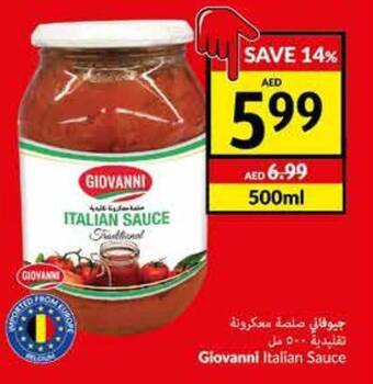Viva Giovanni Italian Sauce offer