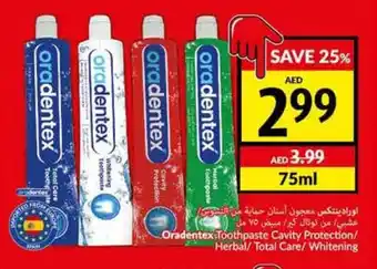 Viva Oradentex Toothpaste Cavity Protection/ Herbal/ Total Care/ Whitening offer