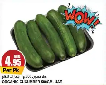 Almaya supermarket 'ORGANIC CUCUMBER 500GM offer