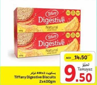 Union Coop Tiffany Digestive Biscuits 2x400gm offer
