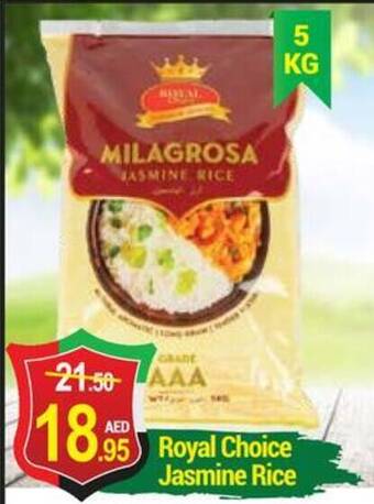 New W Mart Royal Choice Jasmine Rice offer