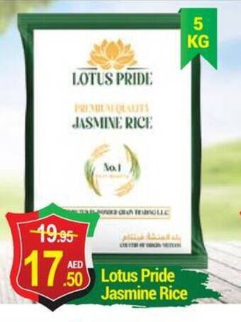 New W Mart Lotus Pride Jasmine Rice offer