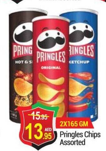 New W Mart Pringles Chips Assorted offer