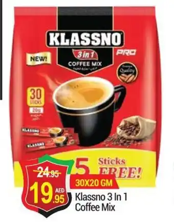 New W Mart Klassno 3 In 1 Coffee Mix offer