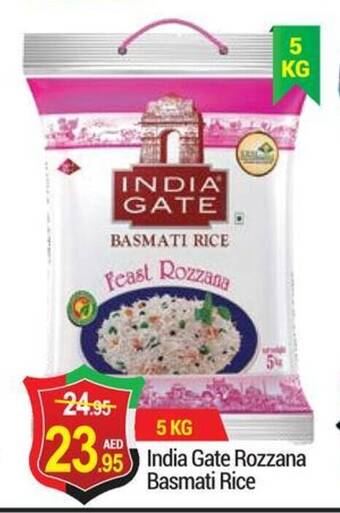 New W Mart India Gate Rozzana Basmati Rice offer
