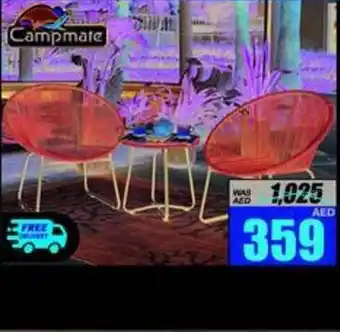 Armed forces cooperative society Campmate Lounger 2 Chair + Table offer