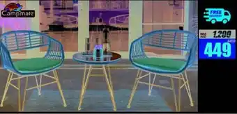 Armed forces cooperative society Campmate Lounger 2 Chair + Table offer